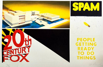 Ed Ruscha Lithograph