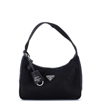 Prada Re-Edition 2000 Hobo Tessuto Mini