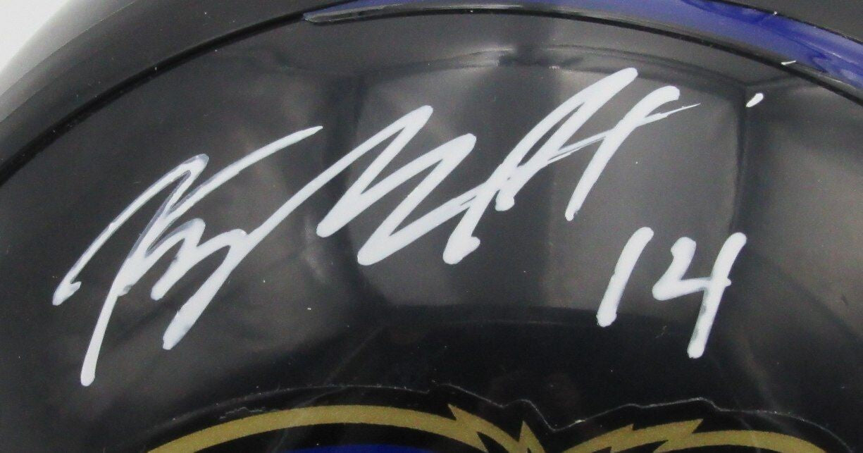 Kyle Hamilton Signed Speed Mini Football Helmet Baltimore Ravens Beckett 171415