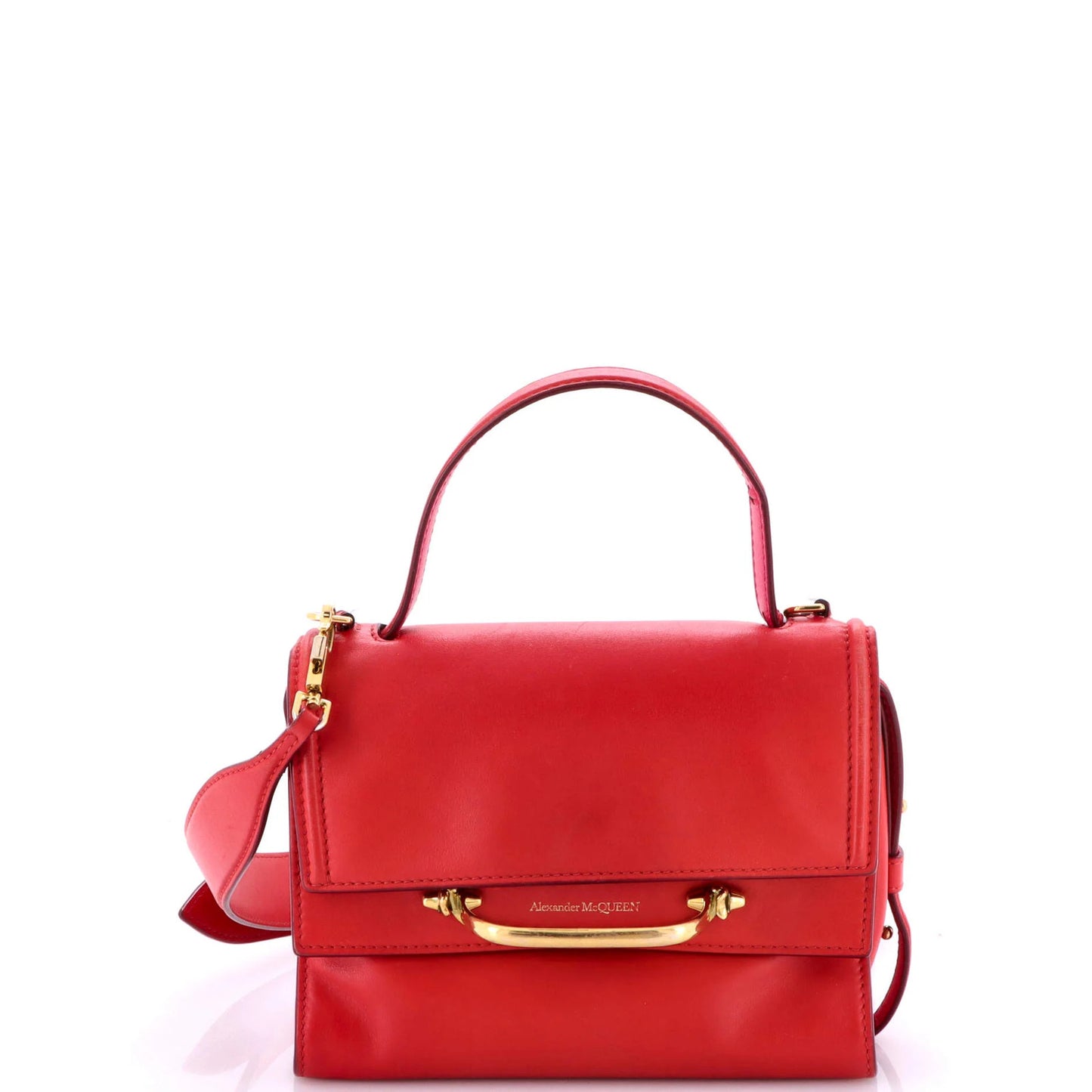 Alexander Mcqueen The Story Top Handle Bag Leather