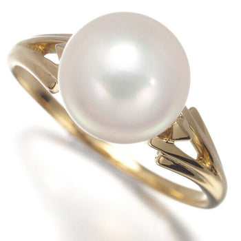 Mikimoto Ring Akoya Pearl 8.9Mm Us6-6.25 18K 750 Yellow Gold
