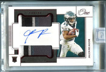 Jalen Reagor 2020 Panini One and One 02/25 Autographed Card (02/25)