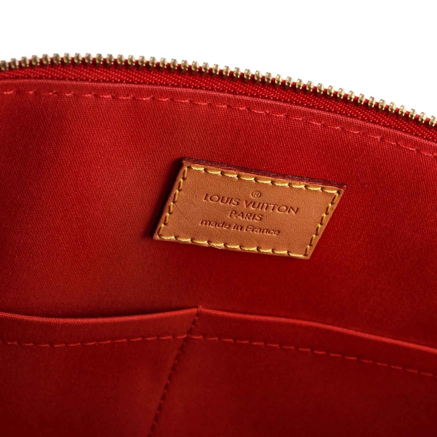 Louis Vuitton Alma Handbag Monogram Vernis Pm