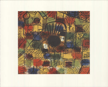 Paul Klee Composition With Black Focal Point 