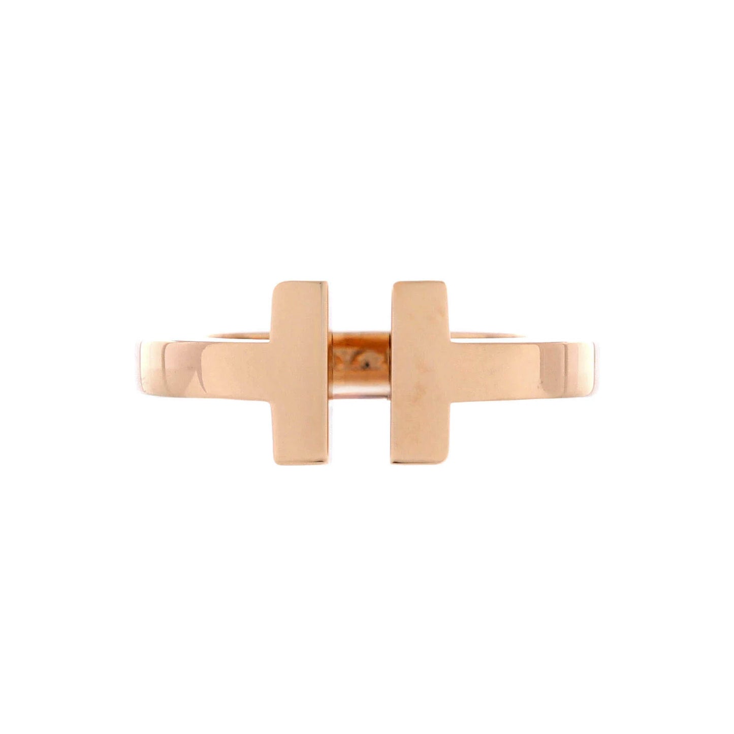Tiffany & Co. T Square Ring 18K Rose Gold