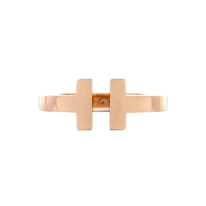 Tiffany & Co. T Square Ring 18K Rose Gold