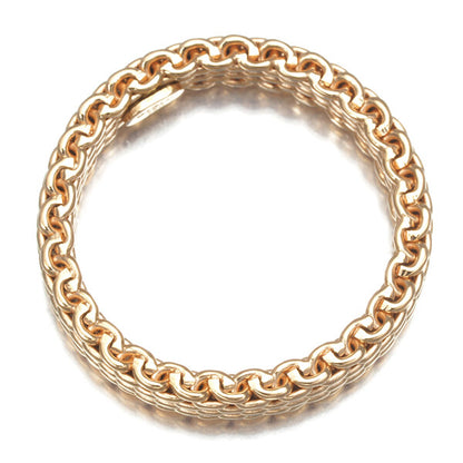 Tiffany&Co. Ring Mesh Somerset Us8 18K 750 Rose Gold