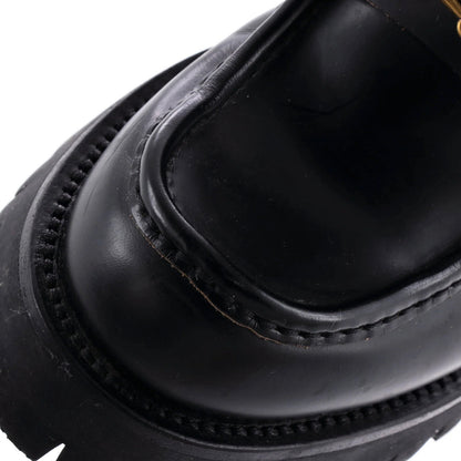 Gucci Women'S Harald Horsebit Platform Ankle Boots Leather