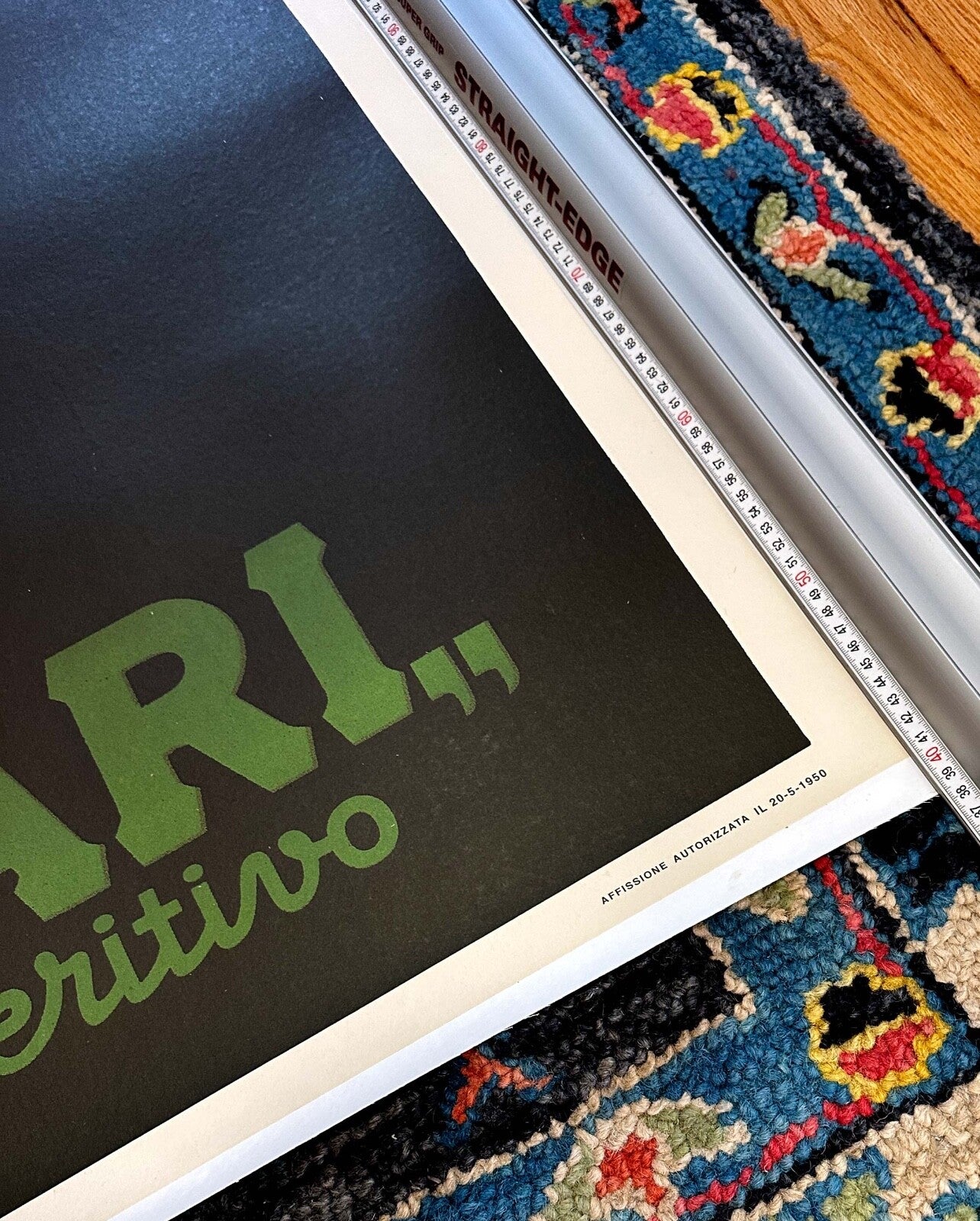 Leonetto Cappiello Campari L'Aperitivo 1950 Rare Size ! Authentic Original 39X55