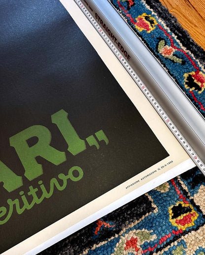 Leonetto Cappiello Campari L'Aperitivo 1950 Rare Size ! Authentic Original 39X55