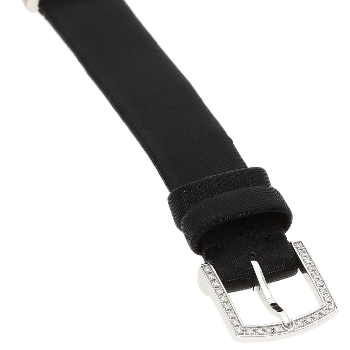 Tiffany&Co. Cocktail Watch Full Diamond Watches K18 White Gold/Leather Ladies
