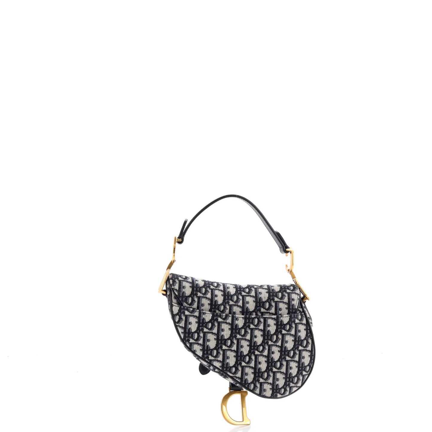 Christian Dior Saddle Handbag Oblique Canvas Mini