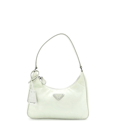 Prada Re-Edition 2005 Hobo Tessuto With Saffiano Leather Mini