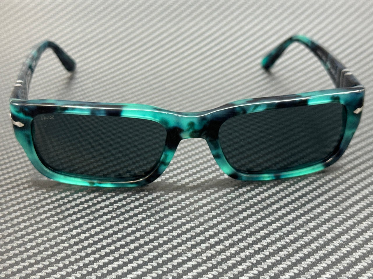 PERSOL PO3347S 1211R5 Havana Blue Unisex 58 mm Sunglasses