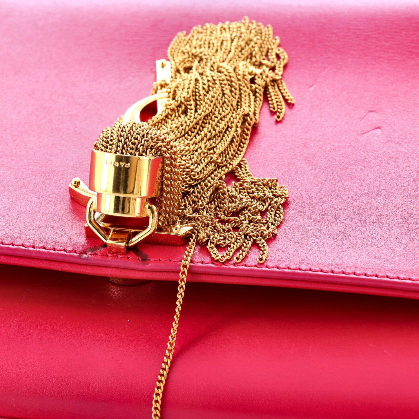 Saint Laurent Classic Monogram Tassel Crossbody Bag Leather Medium