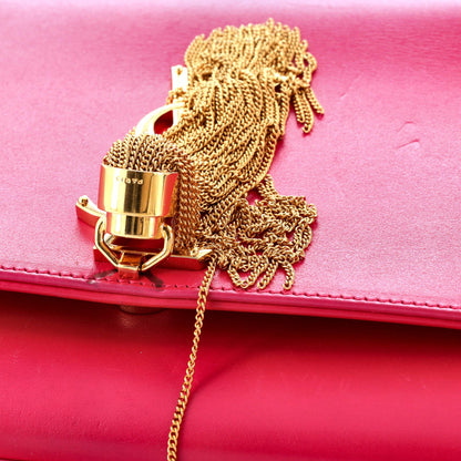 Saint Laurent Classic Monogram Tassel Crossbody Bag Leather Medium