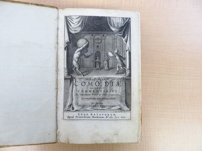 Plaute?M. Acci Plauti Comediae Accedit Commentarius? 1645, First Edition
