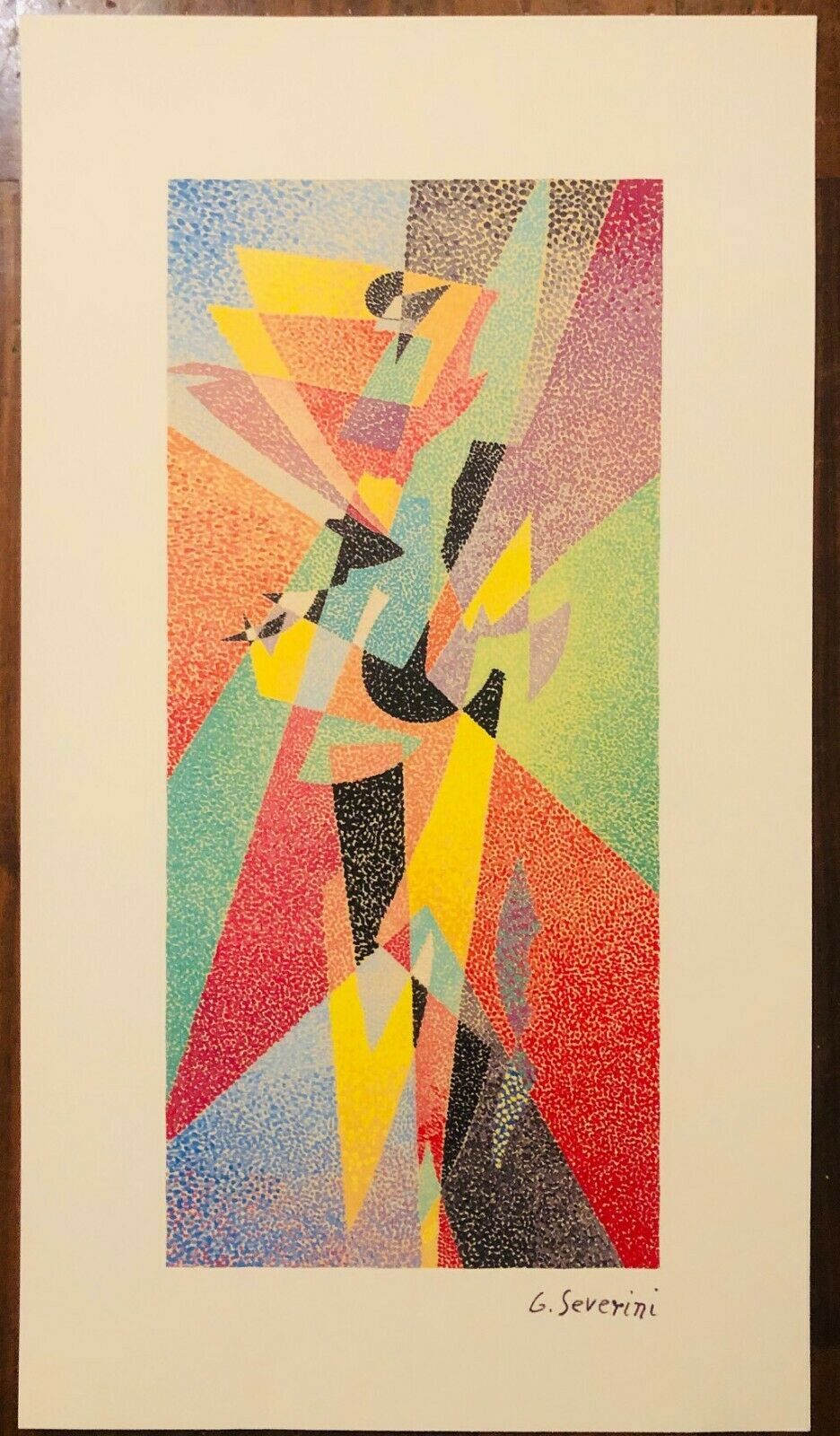 Gino Severini Lithograph 1968 Venice Biennale Coa Numbered In Pencil