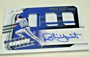 Robin Yount 2021 Panini Absolute Game Used Triple
