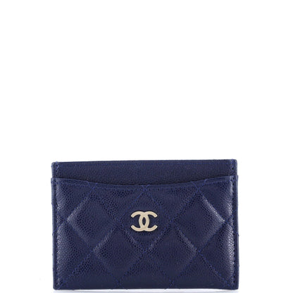 Chanel Classic Card Holder Quilted Caviar