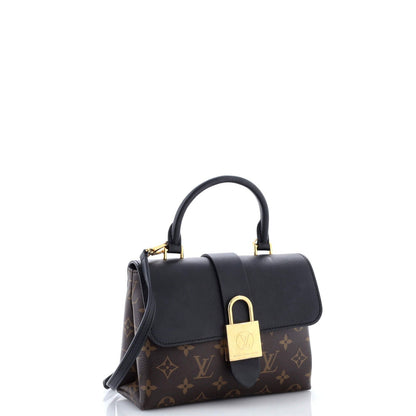 Louis Vuitton Locky Handbag Monogram Canvas With Leather Bb