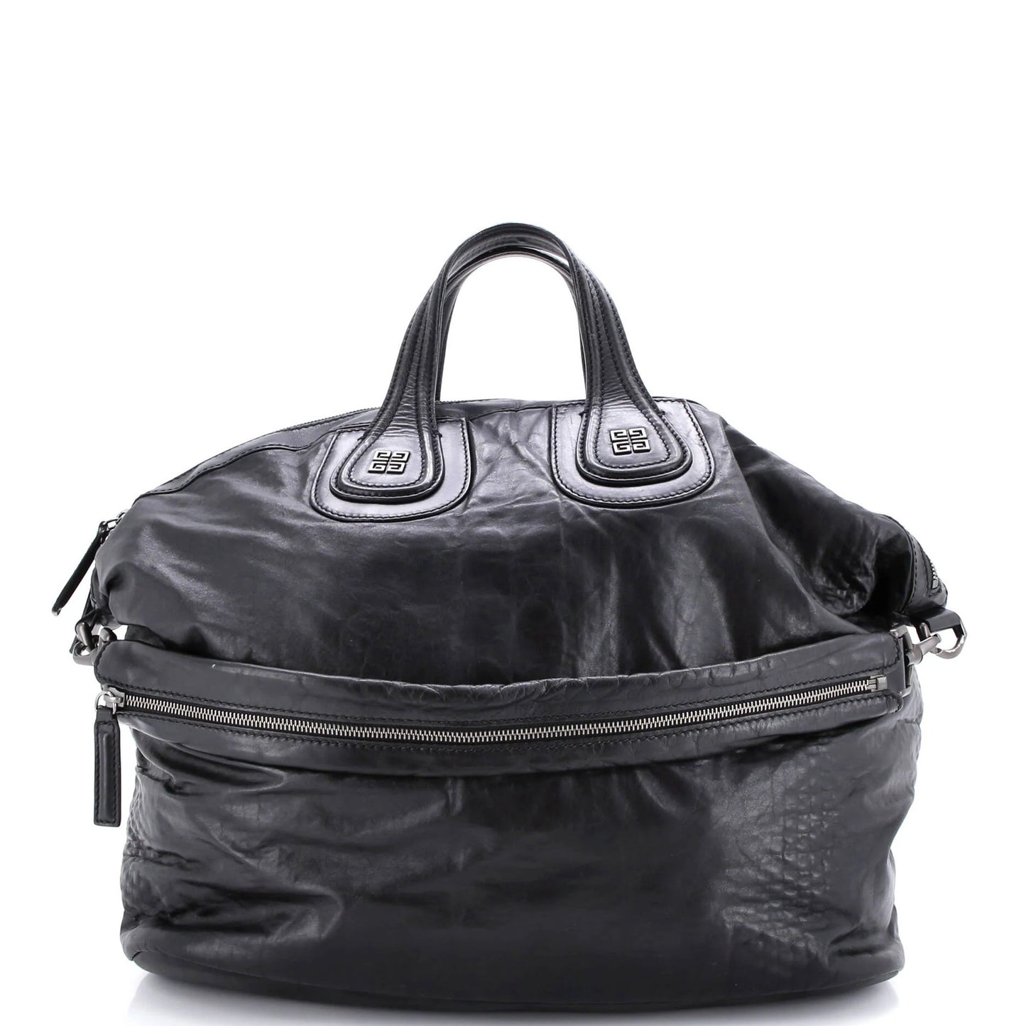 Givenchy Nightingale Satchel Embossed Leather Large