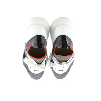 Hermes Men'S Crew Sneakers Knit And Leather