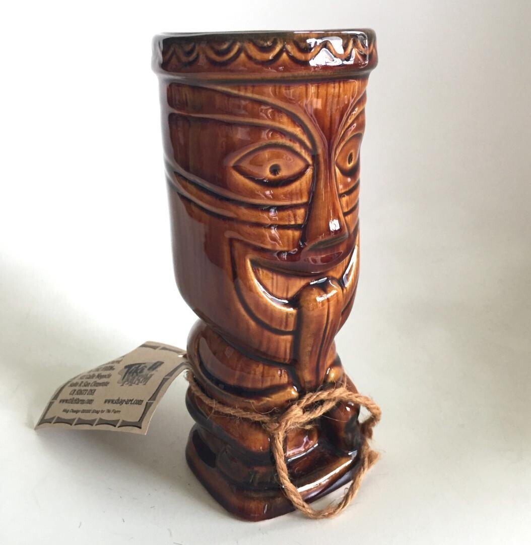 New Shag 2000 Tiki Farm Tunga-Toa Mug Limited To 250 Signed Numbered