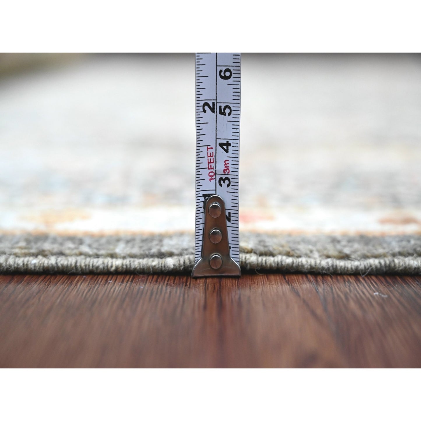 6'1"X9' Brown 14Th Century Mamluk Dynasty Pattern Hand Knotted Wool Rug