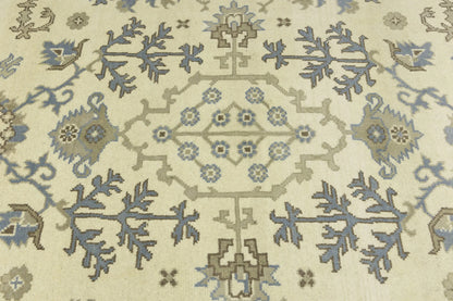 8X10 Ft Oushak Chobi Oriental Rug Floral Design