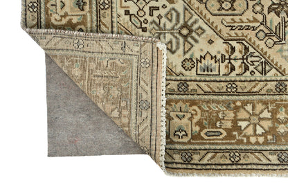Vintage Oriental Rug Muted Floral Classic Carpet