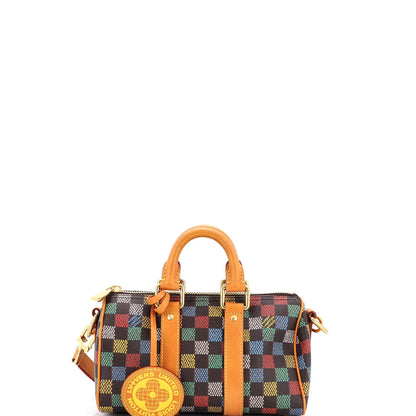 Louis Vuitton Keepall Bandouliere Bag Pharrell Williams Lv Vers Damier Canvas 25