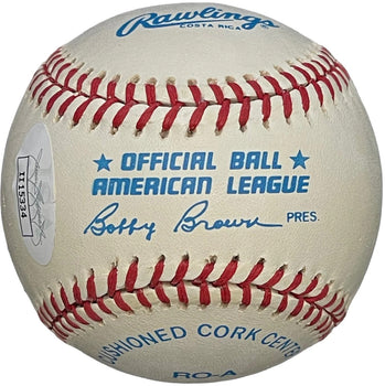 Tom Henrich Autographed Official American League