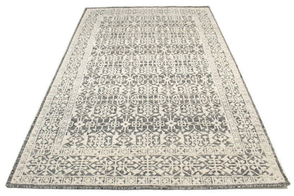 Handmade Wool Modern Oriental Rug 6X9 Ft