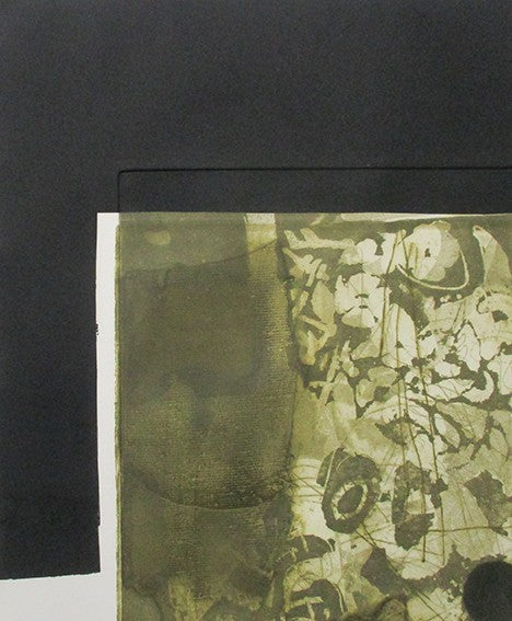 Antoni Clave Carborundum Print Black Dot Red Dot Signed Ed25 Spain Sheet Only