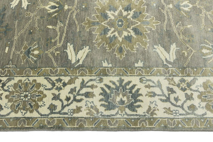 Oriental Peshawar Osh Chobi Large Square Rug