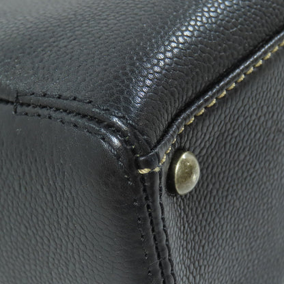 Chanel   Tote Bag Coco Mark Wild Stitch Grained