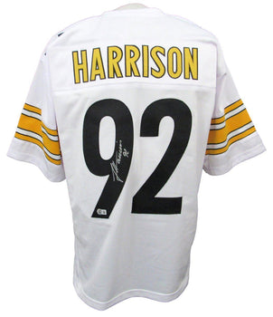 James Harrison Signed/Autographed Steelers White