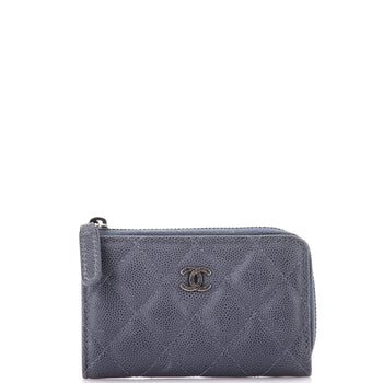 Chanel Key Pouch Quilted Caviar