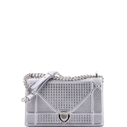 Christian Dior Diorama Flap Bag Cannage Embossed Calfskin Small