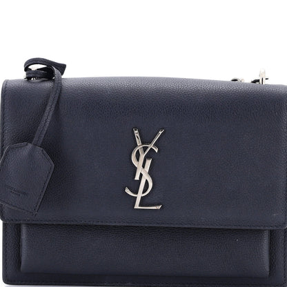 Saint Laurent Sunset Crossbody Bag Leather Medium