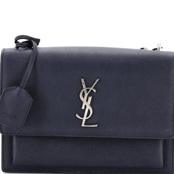 Saint Laurent Sunset Crossbody Bag Leather Medium