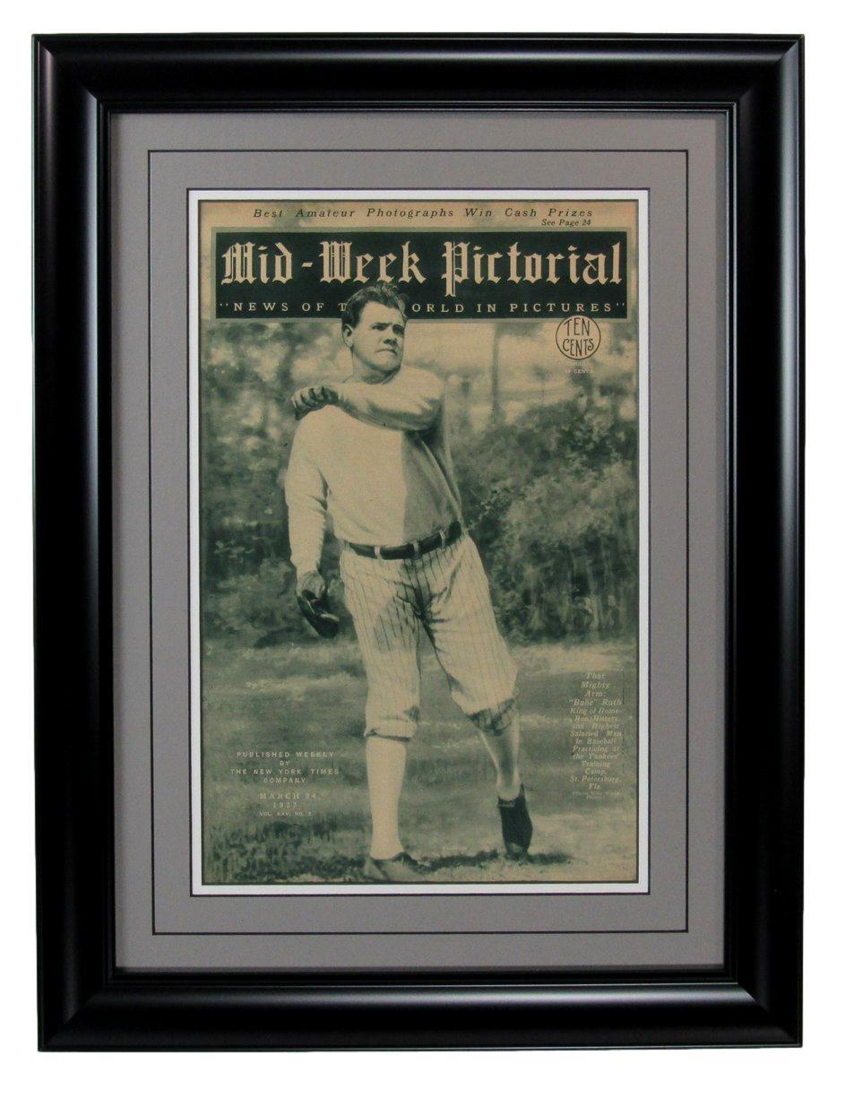 Mid-Week Pictorial Newspaper March 24, 1927 Babe