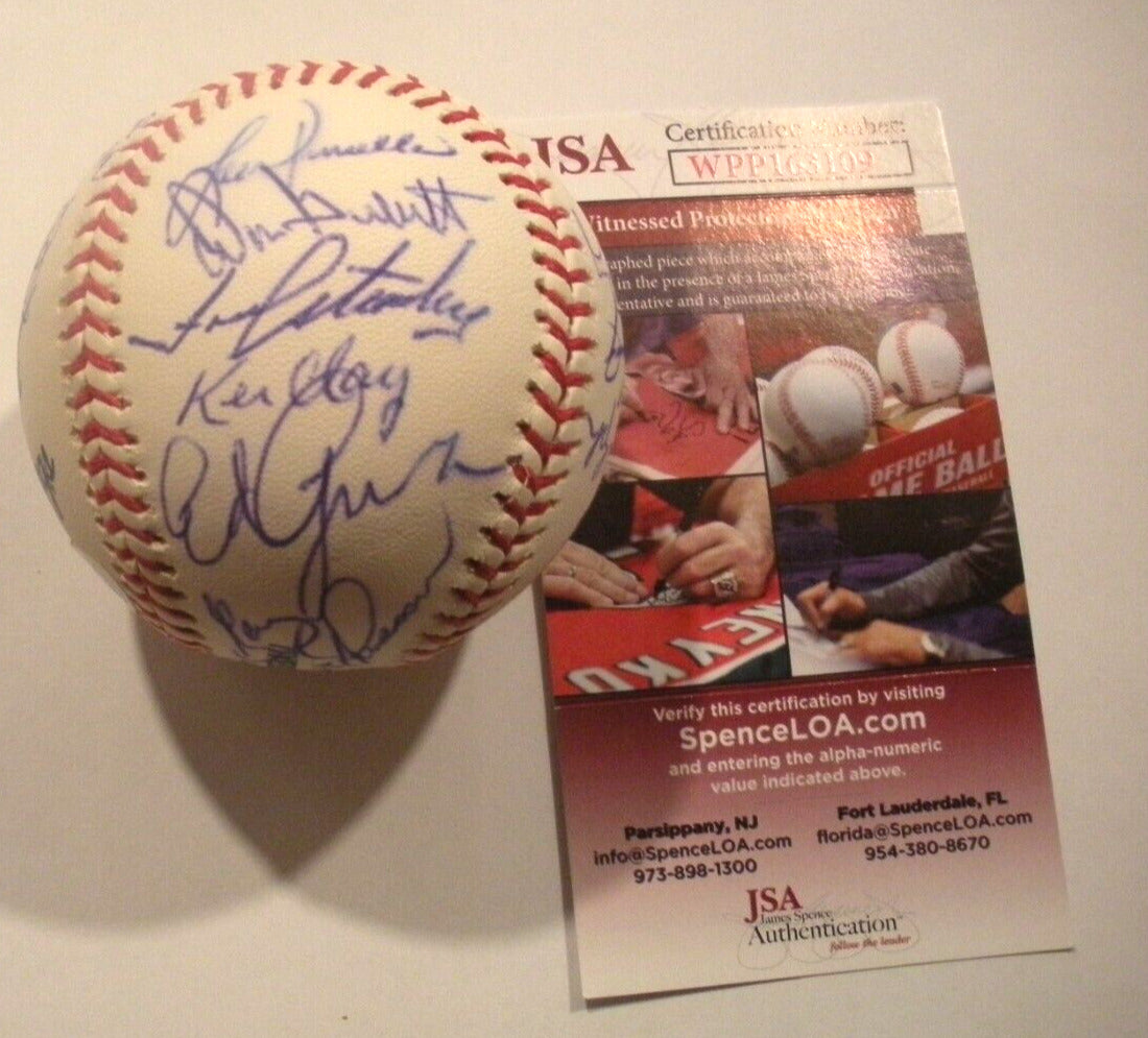 Reggie Jackson 1978 New York Yankees Team Signed
