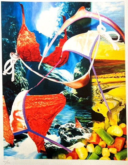 Jeff Koons Lithograph Mori Museum Coa Numbered Limited Edition 200Ex