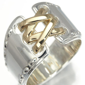 Hermes Ring Mexico Eu55 18K 750 Yellow Gold / 925 Sterling Silver