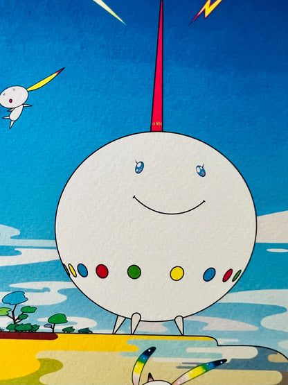 Takashi Murakami Lithograph Mori Art Museum: Coa Numbered Limited