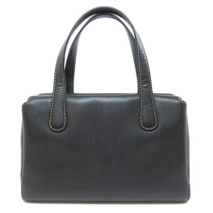Chanel   Tote Bag Coco Mark Wild Stitch Grained
