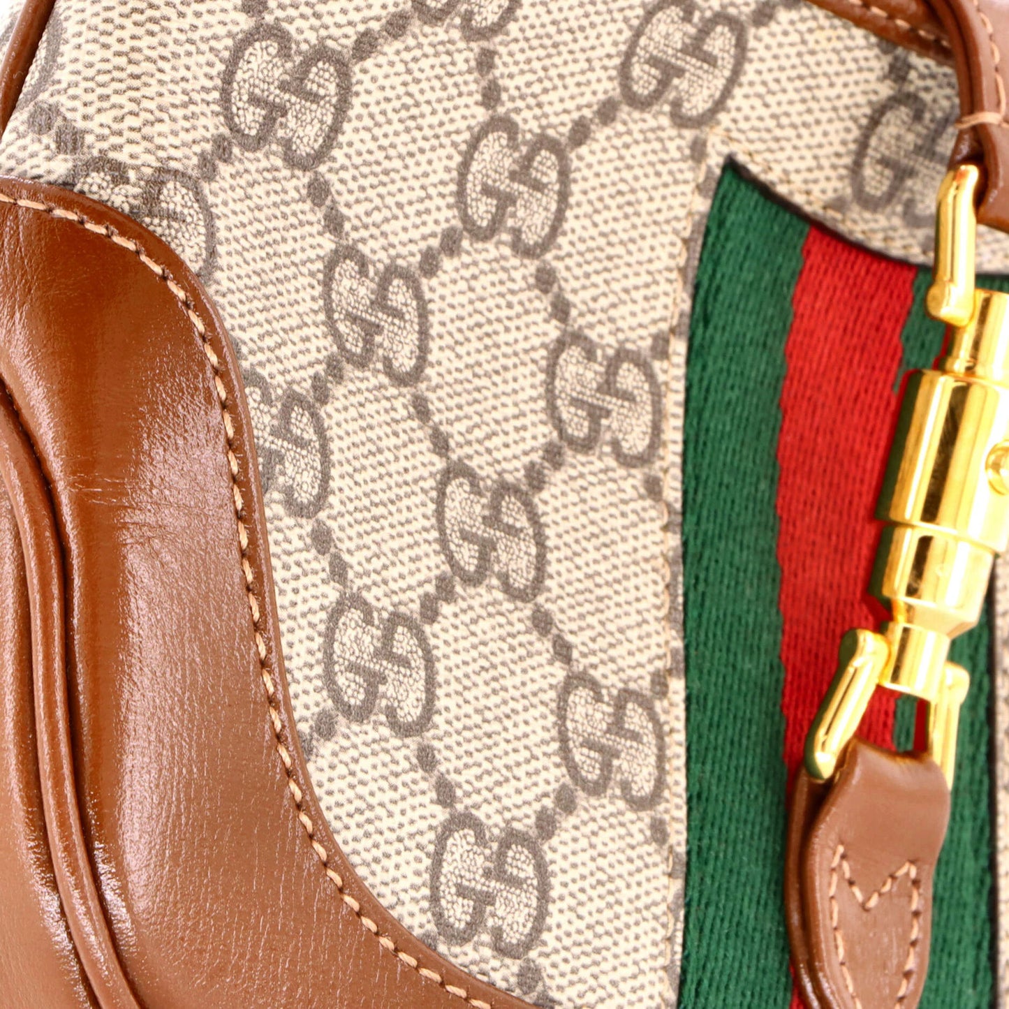 Gucci Jackie 1961 Hobo Gg Coated Canvas Mini