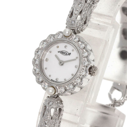 Select Watch Heiwado Round Face Diamond Watches 1L004.52 Platinum Pt950/Pt95...